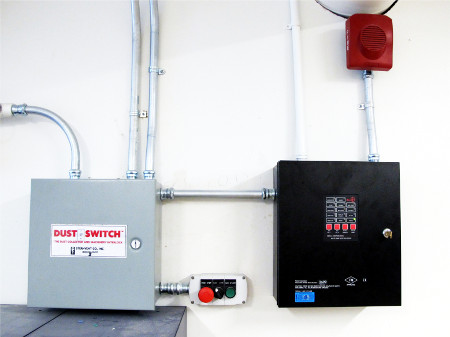 Control System for Safe Wood Dust Collection