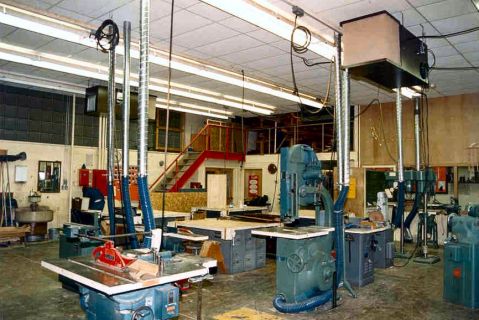 Carpentry Shop #2 - Ductwork to Machines