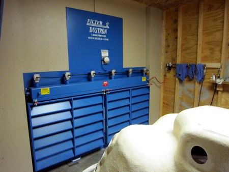 Booth -- Integrated Collector for Fiberglass Dust #1