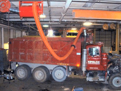 Hose Reel for Truck Repair Facility